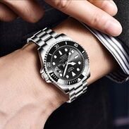 ✳️ Reloj Hombre ⭕️ Homenaje Rolex Submarino Negro  Reloj Gama Alta Regalo Hombre Reloj Acero Inoxidable NUEVO a Estrenar - Img 44583142
