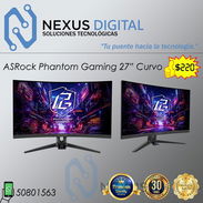 !!💻!! Monitor Curvo ASROCK PG27FRS1A, Serie PHANTOM Gaming de 27", Full HD, 280Hz NUEVO en caja !!💻!! - Img 57105973