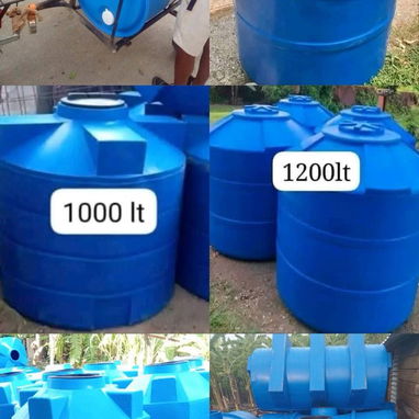 Tanques plástico de agua azules de varias medidas - Img 121823728