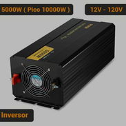 Inversor VEVOR 5000W 10000W Pico Onda Modificada 12V a 120V Con Control Remoto Pantalla LED Para Auto RV Negro - Img 55734939