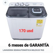 ‼️Lavadora semiautomática Milexus 7kg, garantía y factura de compra ‼️ - Img 55067551