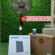 Ventiladores RECARGABLES pedestal (son grandes) + mando a distancia Precio: 🤑100USD💰 ❤️Son recargables ❤️Tienen 6 vel - Img 56222256