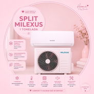 ❄️ Split Milexus 1 Tonelada Mantén tu hogar fresco y confortable con un equipo eficiente y confiable. - Img 55924830