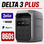 Ecoflow DELTA 3 PLUS + DELTA 2 MAX + DELTA 3 CLASSIC + DELTTA 3 ULTRA + MEGA OFERTA 860$ DELTA 3 plus 860$  +53 54676087 - Img 54657660