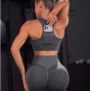 ⚡✅Conjunto de licra de Mujer de 2 Piezas ( R023) Precio 15 USD/CUP ( Solo Mensajeria Habana) - Img 48851634