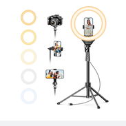 Aro de luz LED UBeesize de 12 pulgadas con trípode de 62 pulgadas TBCOO1 - Img 57020818
