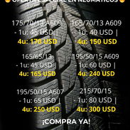 Neumáticos Gomas 165/70 R13, 175/70 R13, 195/50 R15, 215/70 R15 - Img 54419179
