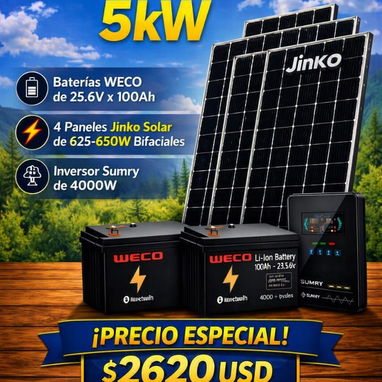 Kit solar, tenemos varias ofertas somos de Pinar del Rio. Precio en las fotos - 4/6