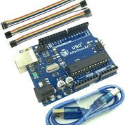 Arduino Uno 0km nylon + Cables Dupont+ Cable USB tipo B - Img 45394873