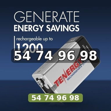 Pilas 9V Recargables TENERGY ORIGINALES - 2/3