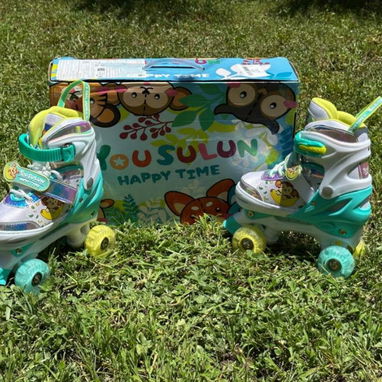 Patines infantiles ajustables con ruedas LED ¨Monkey Roll¨ (27 - 30) nuevos - Img 122730733