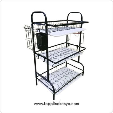 Plateros de 3 Niveles Color Negro (po) - Img 114905460
