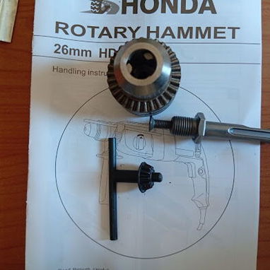 TALADRO ROTOMARTILLO HONDA 26MM SDS-PLUS 1300W, ferretería y herramientas - 5/5