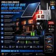 Cámara de seguridad solar 3 lentes - Img 55729531