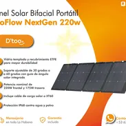 🔅Panel Solar Bifacial Portátil Ecoflow NextGen 220w Plegable🔅 - Img 57305156