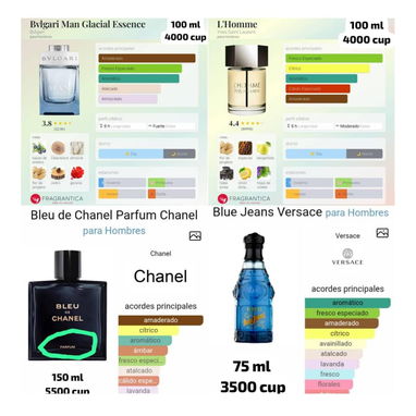 Perfumes por cantidad: 2600 y por unidad precios en las fotos - Img 99098223