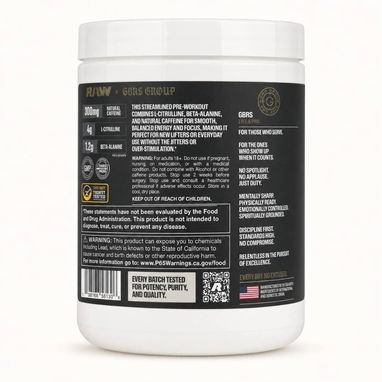 💪 RAW Essential Pre-Workout – Hard To Kill (20 Servicios) - 4/5