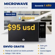 MICROONDAS EKO 20L. MENSAJERIA GRATIS - Img 55231788