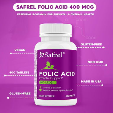 πβ Acido folico de 400mg y 400Tabletas 20 USD - Img 101400490