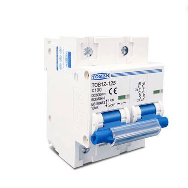Breaker DC (Corriente Directa) TOMZN , de 125A de 2 polos (Vedado) - Img 124599267