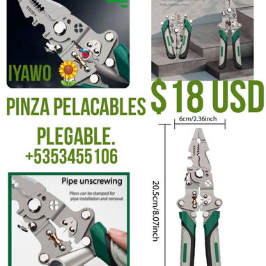 🔥🔧 ¡2 TIPOS DE PINZAS PELA CABLES! 🔧🔥 ⚡ Si trabajas con electricidad, instalaciones, electrónica o reparaciones, ¡es - 2/2