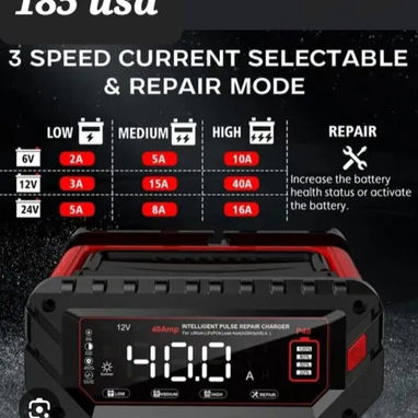 Inteligentes 12 vol cargadores de carro para gel ,ácido lipo4 y reparan la batería 6amp,10 amp, 20 amp y 40 amp nuevos - 5/5