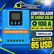 🔆 Controlador de carga solar de 100 A, compatible con sistemas de 12 V, 24 V, 36 V y 48 V con selección automática. - Img 58351761