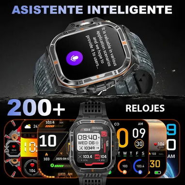 Smartwatch estilo militar gama alta con una super batería y resistencia al agua - Img 122294068