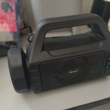 Linterna con bocina, panel solar, radio y Bluetooth (gv) - 2/3