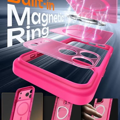 Disponible: Funda iPhone 17 Pro – Hot Pink – MagSafe | videojuegoshabana.com - Img 123487606
