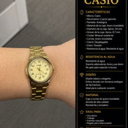 RELOJ CASIO CLÁSICO DORADO Con mensajería incluida - Img 55800550