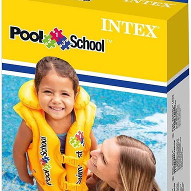 Red de voleibol de piscina y chalecos salvavidas - Img 108572612