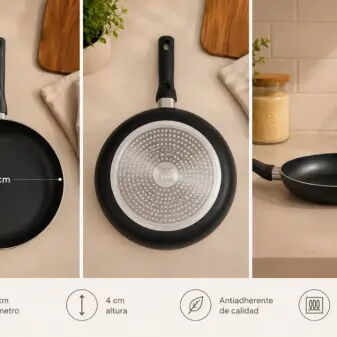 Sartén 28 cm negro   (CVV) - 2/3