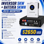 Inversor 5kw + Batería 5kwh ECO-WORTHY - Img 56925653