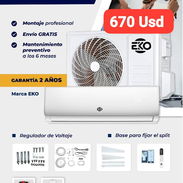 Split Eko 2 Ton con entrega incluida, montaje, mantenimiento preventivo y Garantía de 2 años, - Img 54700636