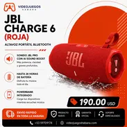JBL Charge 6 Roja | Bocina Bluetooth Portátil con Powerbank en La Habana - Img 55043220