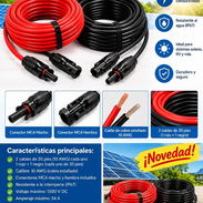 Cable para Panel Solar 2x30 Pies 10AWG - Img 57991026