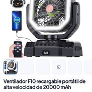 Ventilador F10 Recargable 20 000 mha - Img 57364267