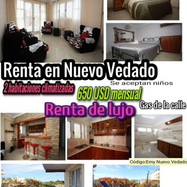 Tengo 3 rentas 2 en el Vedado y una en Playa,tienen todo adentro climatizadas ,mayor información únicamente al 59466457 - Img 121554098