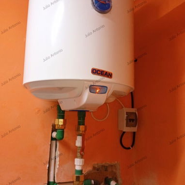 Instalación de calentador eléctrico. Plomero en la habana, plomero de cobre, piezas de cobre para agua. Móvil 55372513 - Img 126421484