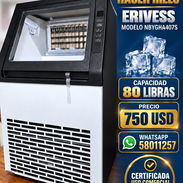 MÁQUINA DE HIELO COMERCIAL ERIVESS 80 LB/24 H – 750 USD - Img 57071920