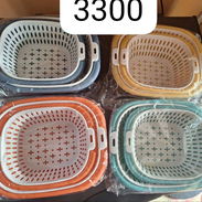 Escurridores dobles para pastas Precio 3300 Colores Gris Verde Naranaja Amarillo - Img 58026810