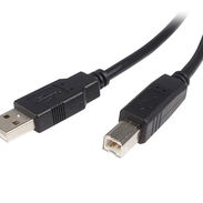 CABLE USB A a B.UTILIZADO PARA CONECTAR IMPRESORAS, ESCANERES, UPS, ETC. A LA PC.NUEVOS.GARANTIA. - Img 56669659