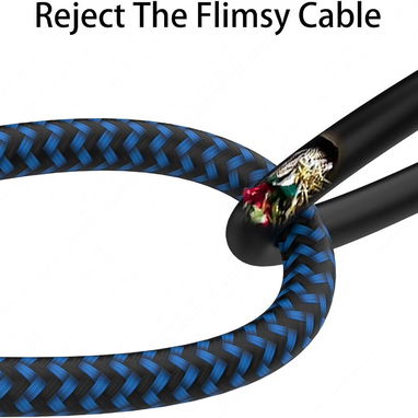 ⚡ Cables USB-C a USB-C de Carga Rápida. Trenzados (Nailon Ultra Resistente) - 5/5