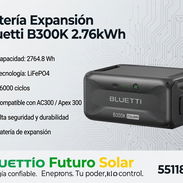 Bluetti B300K Batería de Expansión 2.76 kWh - Img 54626179