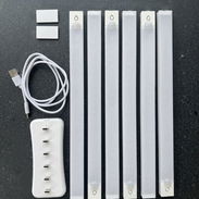Luces LED sensor movimiento recargables USB x6 — Kit completo $35 USD - Img 56040705