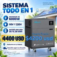 🌞‼️INVERSORES, ESTACIONES, PANELES SOLARES: 225W, 450W, 500W, 550W, 620W |Cable, conectores mc4 y más.. - Img 55832148