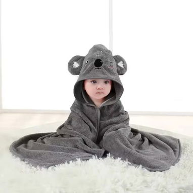 Toalla de baño con gorro de microfibra súper absorbente para bebé 5000 cup - Img 121694613