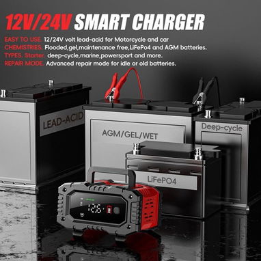 ¡TRANQUILIDAD EN CASA Y EN LA CARRETERA! CARGADOR INTELIGENTE 12V/24V PARA TUS BATERÍAS LiFePO4 Y MÁS 🏠 - Img 116165492