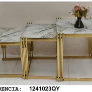 Juego de tres mesitas mensajería gratis - Img 54039678